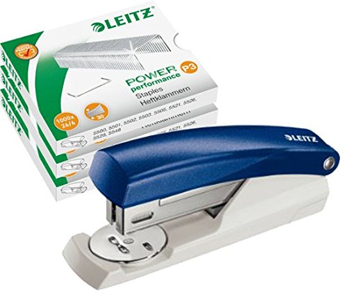 Leitz NeXXt Series Small Office Stapler, 25 Sheet blau mit Klammern