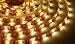 HitLights LED Light Strip - Warm White 3000K SMD 5050 - 150 LEDs, 16.4 Ft Roll - 12V DC - 123 Lumens / 2 Watts per Foot - Indoor IP-30 - Adhesive Backed for Easy Installation - LED Tape Light
