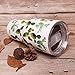 YIQIGO 30 oz. Double Wall Stainless Steel Vacuum Insulation Travel Mug Crystal Clear Lid Water Coffee Cup - Works Great for Ice Drink, Hot Beverage (cactus)