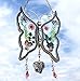 KY&BOSAM Butterfly Suncatcher You`re a Special Friend Stained Glass Sun Catcher for Windows Hangings Wind Chime Birthday Gifts for Women Mother`s Day Valentine's Day Thanksgiving Christmas