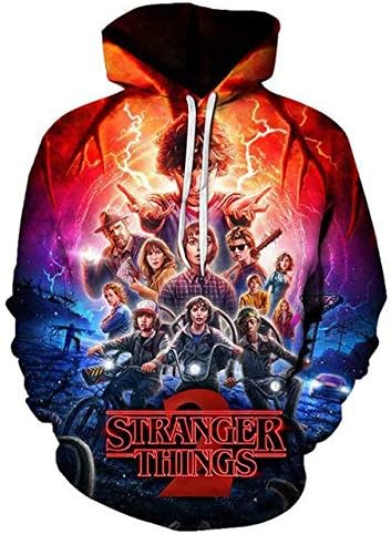 Stranger Things Hoodie 3d Print Stranger Things 3D Print Hooded