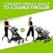 Baby Jogger City Select LUX | 20 Ways to Ride, Single to Double Stroller | Quick Fold, Slate