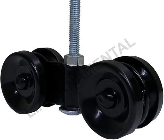 Amazon Com Barn Door Hanger Box Rail Hanging Trolley Wheel