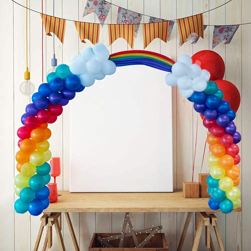 Decojoy Balloon Arch Kit, Flexible Table Arch Frame Diy Circle Backdrop
