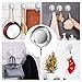 X-Cool Vacuum Suction Cup Hooks Heavy Duty 2 Pack Towel Hook Bath Towel Hanger Removable Lock Suction Hooks for Bathroom Kitchen Restroom Organization,NO Drill Tool Free Chrome (2Pack)