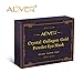 ALIVER 10pack Crystal 24K Gold Collagen Eye Mask - Anti Aging, Wrinkles, Moisturising, Blemishes, Firming, Toning, Dark Circles, Smoothing Skin, Natural Lift
