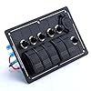 Amarine-made-5-Gang-Aluminium-LED-Rocker-CIG-Socket-Circuit-Breaker-Waterproof-Marineboatrv-Switch-Panel Amarine-made-5-Gang-Aluminium-LED-Rocker-CIG-Socket-Circuit-Breaker-Waterproof-Marineboatrv-Switch-Panel