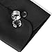 HJ Colorful Oil Drop Men Button Covers 10mm Round Substitute to Traditional Cufflinks (Colorful)