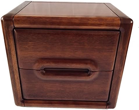 Yoyokmc Calophyllum Solid Wood Two Drawer Nightstand