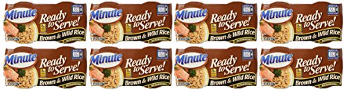 Minute Ready to Serve Brown & Wild Rice 2 - 4.4 oz cups (Pack of 8)