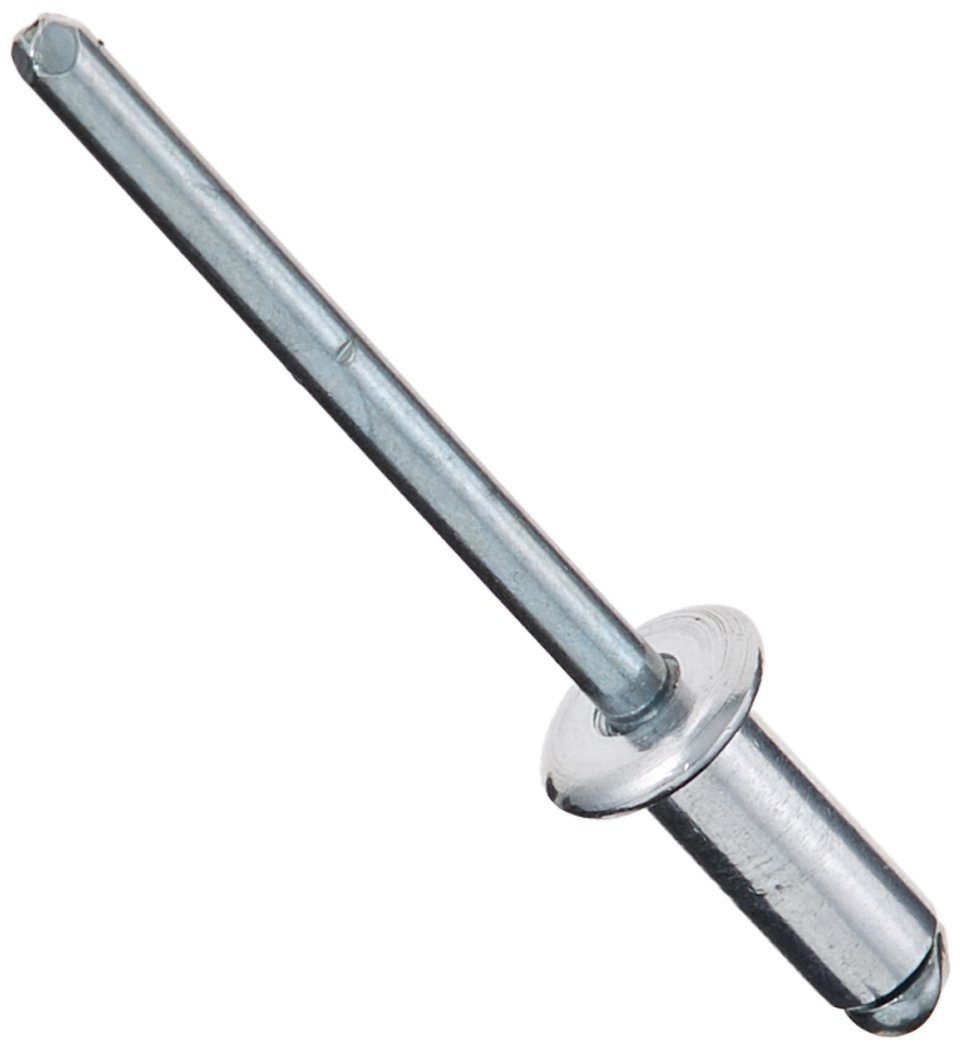 Gesipa Blind Rivets Mini Pack of 50 Aluminium/Steel 5 x 12, Rivet Shank Diameter 5 mm, Shear Force 2000 N, Tensile Force 2800 N, Flat Round Head) 1433538