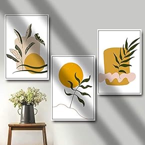 Framed for Living Room Bedroom Abstract Style for x3 Panels