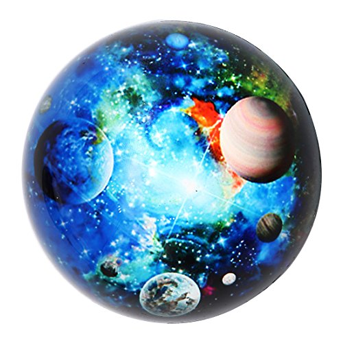Waltz&F Crystal Galaxy Paperweight Galss Globe Hemisphere Home Office Table Decoration - Thumbnail 6