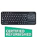 Logitech Wireless Touch Keyboard K400 with Built-In Multi-Touch Touchpad, Black (Renewed)