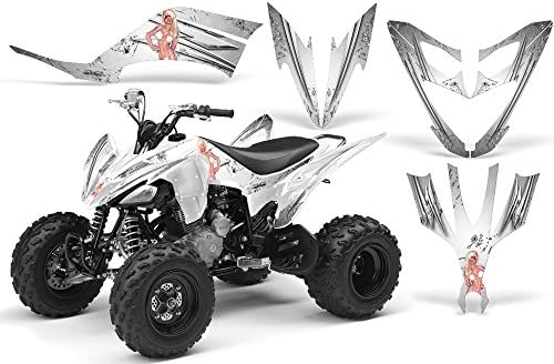 Graphics Kit Decals Stickers for Yamaha Raptor 250 Graphics You Rock White
