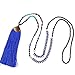 KELITCH Turquoise Crystal Beads Strand Necklace Color Tassel Necklace for Women