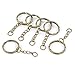 Rockin Beads Brand, 30 1 Inch Key Chains & Key Rings Antique Brass/Gold 5.3cm 30pcs