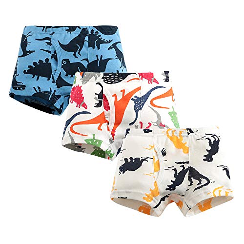 HLMBB Boys Boxer Briefs Toddler Boy Underwear Training Shorts Cotton 2T