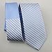 Coachella Ties Solid Color Knot Contrast Diagonal Stripes Necktie Formal Tie 8.5cm (Blue)
