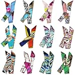 12 Set Mixed Designs Satin Head Hair Handbag Handle Highlights Scarf Tie Bundle 12 Set Mixed Designs Satin Head Hair Handbag Handle Highlights Scarf Tie Bundle