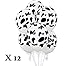 Farm Animal Balloon for 2nd Birthday Party Decorations, Cow And Pig Baby Girl Party Supply 12 ct Pink Balloons, Cow Print And White Balloons, Number 