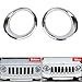 MOEBULB Chrome HeadLight Cover Front Head Light Lamp Trim for 2011-2016 Jeep Patriot (2pcs/set, Silver)