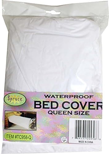 IMPASSE Waterproof Vinyl Bed Cover | Queen Size | Durable & Allergy-Friendly | Ideal for Potty Training & Guest Beds