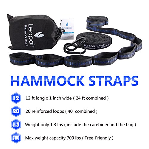 WolfWise Outdoor Double 2 Person Ultralight Camping Hammock (Straps)