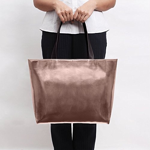 dailyobjects rose gold metallic fatty tote bag