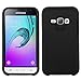 BornTech Samsung Galaxy Luna Case (TRACFONE), Galaxy Luna Cases, Dual Layer Slim Shockproof Armor Protector Phone Case Cover (Black/Black)