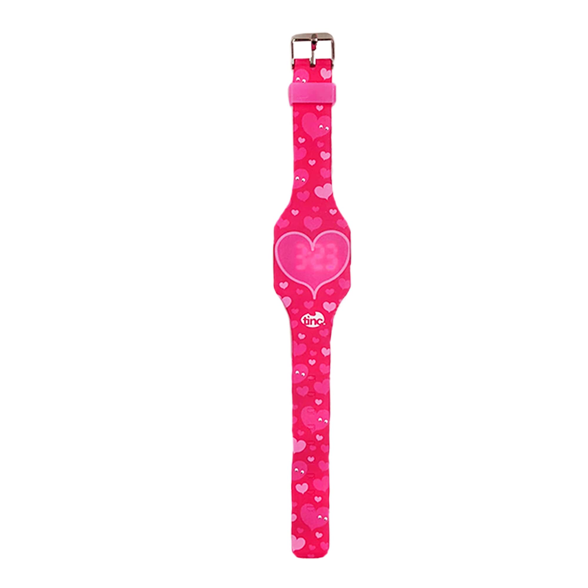 Tinc Silicone Strap with Time and Date Display for Boys and Girls WATCMAPK , Pink