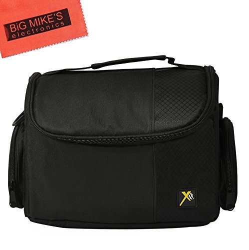 Deluxe Soft Medium Camera Case For Canon Digital EOS Rebel SL1, T1i, T2i, T3, T3i, T4i, T5, T5i, T6i, T6s, EOS 60D, EOS 70D, 50D, 40D, 30D, EOS 5D, EOS 5Ds, EOS 5D Mark III, EOS 6D, EOS 7D, EOS 7D Mark II, EOS-M Digital SLR Cameras