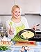 SET OF 4 Professional Quality Silicone Spatulas , Whisks For Cooking. Bright Red and Green Colors. Stainless Steel Coated Heat Resistant Dishwasher Safe