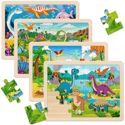 Wooden Puzzles Dinosaur Toys