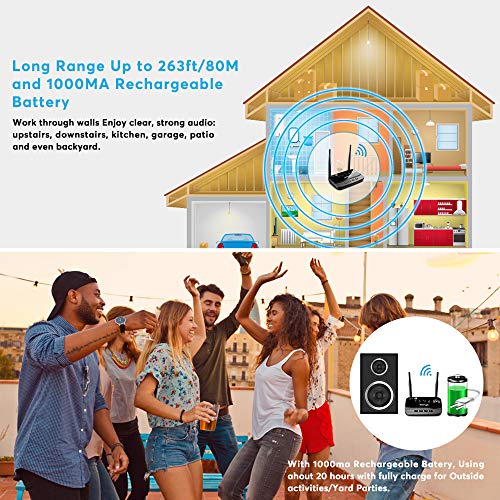 Long Range Bluetooth Transmitter Receiver,3 in 1 Bluetooth Receiver
