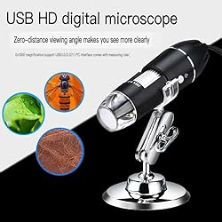 WQYWWLFR USB Digital Microscope 50X to 1000X, 8 LED