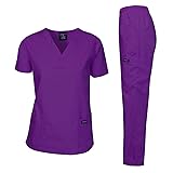 Dagacci Medical Uniform Womens and Mens Scrub Set