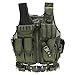 Lixada Tactical Vest Lightweight Breathable Polyester Combat-Vest Outdoor Training Vest Adjustable for Adults CS/Hunting/Training