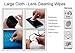 NEW 300 PC Pre-Moistened Lens and Glass Cleaning Towelette Wipes Portable Travel Cleaner for Glasses Camera and Cell Phone (BULK Pack of 300)