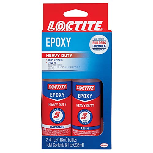 Loctite Epoxy Heavy Duty Pro (Hardener 4 Fl Oz/Resin 4 Fl Oz), Total