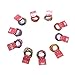 Pusheng 100 Pcs Baby Kids Girl Elastic Ponytail Holder Rope Hair Ties Head Bands