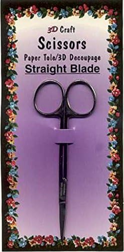 Stainless Steel 4 1/2 Inch Craft Scissors - Straight Blade