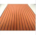 EVA Orange Foam Faux Teak Decking Sheet Marine Boat 35" X 91" 6MM Thick