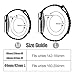 RUOQINI Compatible with Apple Watch Band 44mm [Series 4] 42mm [Series 3/2/1],Strong Magnetic Closure Leather Loop Replacement Starp Compatible for iWatch,Gray,L