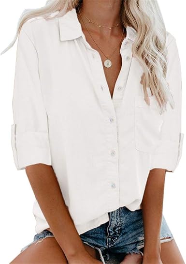 white dress blouses
