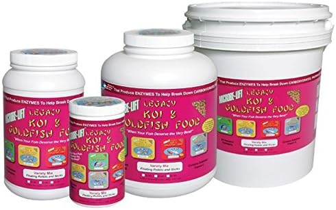 Microbe-Lift All Season Variety Mix Premium Koi Fish Food - 40 lbs. with BONUS Promotional Magnet Calendar