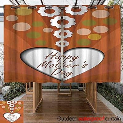Amazon Com Home Patio Outdoor Curtain Happy Mothers Day Banner