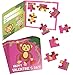 Valentine's Cards For Kids | Zoo Animal Punch Out Puzzle Valentines Cards For Kids | Classroom Valentine Cards Fun For Boys & Girls