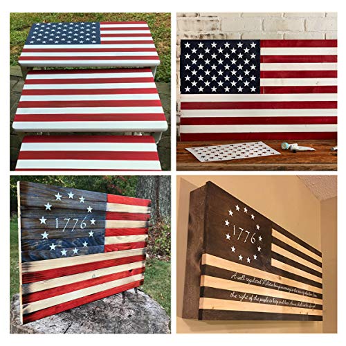 4 American+Flag+Star+Stencil+Templates
