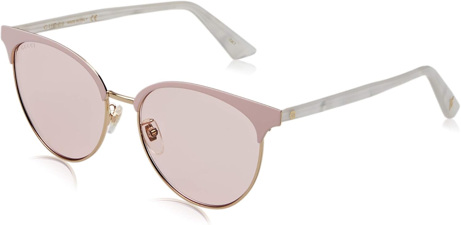 gucci pink and gold sunglasses